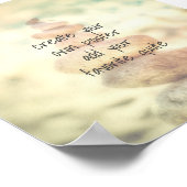 fügen Sie eine eigene Art von Zen-Foto hinzu Poster (Ecke)