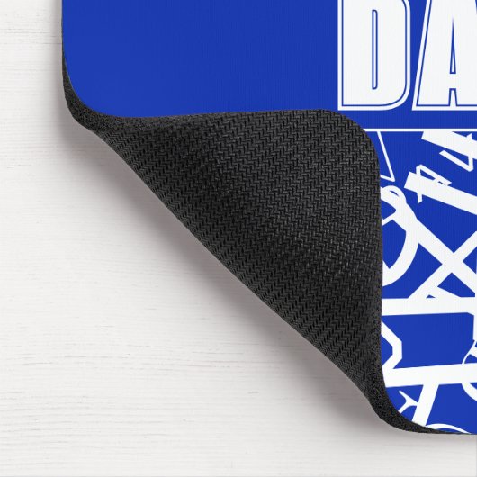 Fügen Sie einen beliebigen Namen, Namenscollage in Mousepad (Ecke)