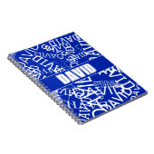 Fügen Sie einen beliebigen Namen, Namenscollage in Notizblock (Rechte Seite)