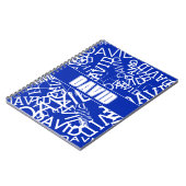 Fügen Sie einen beliebigen Namen, Namenscollage in Notizblock (Linke Seite)