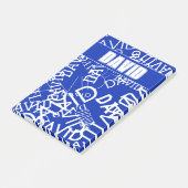 Fügen Sie einen beliebigen Namen, Namenscollage in Post-it Klebezettel (angewinkelt)