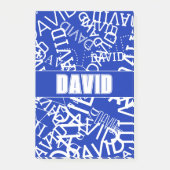 Fügen Sie einen beliebigen Namen, Namenscollage in Post-it Klebezettel (Vorderseite)