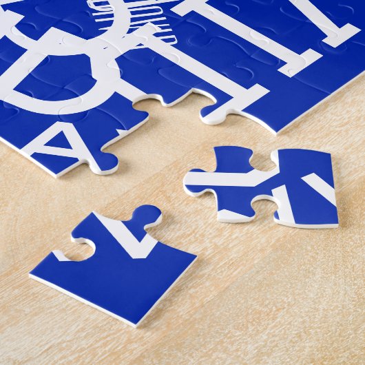 Fügen Sie einen beliebigen Namen, Namenscollage in Puzzle (Seite)