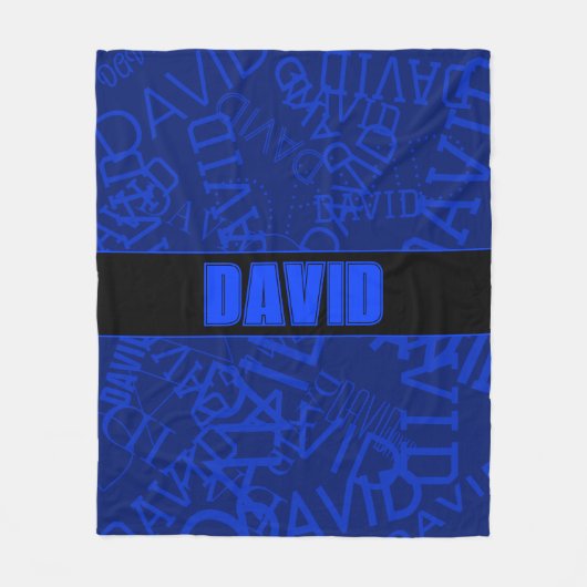Fügen Sie einen beliebigen Namen, Namenssammlung I Fleecedecke (Vorderseite)
