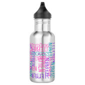 Fügen Sie einen beliebigen Namen Personalisiert Co Edelstahlflasche (Rechts)