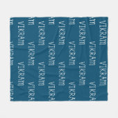 Fügen Sie einen Namen Fleece Blanket hinzu (Vorderseite (Horizontal))