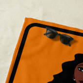 Fügen Sie einen Namen Majorette/Dancer Beach Handt Strandtuch (Beispiel)