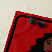 Fügen Sie einen Namen Majorette/Dancer Beach Handt Strandtuch (Beispiel)