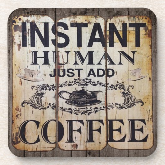 Fügen Sie einfach Coffee Art Untersetzer Cork-back (Vorderseite)