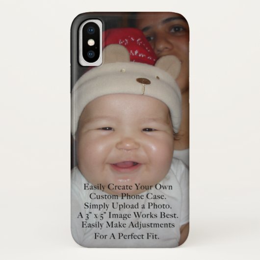 Fügen Sie einfach Ihr Foto für eine Personalisiert Case-Mate iPhone Hülle (Rückseite)