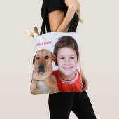 Fügen Sie einfach Ihr Foto hinzu! Tasche (Von Nahem)