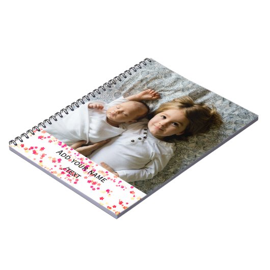 Fügen Sie einfach Ihren Foto Text bunt Sterne Text Notizblock (Linke Seite)