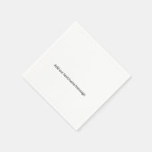 Fügen Sie einfach Ihren Foto Text Glitzer Funkeln Serviette (Ecke)