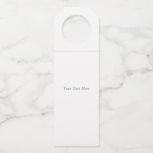 Fügen Sie einfach Juice Mimosa Champagne oder Pros Flaschenanhänger (Rückseite)