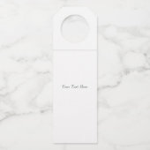 Fügen Sie einfach Juice Mimosa Champagne oder Pros Flaschenanhänger (Rückseite)