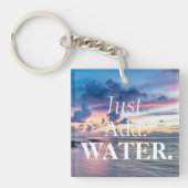 Fügen Sie einfach Wasser wunderschönen Sonnenunter Schlüsselanhänger (Vorderseite)