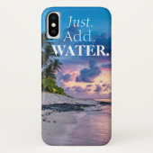 Fügen Sie einfach Wasser wunderschönen tropischen  Case-Mate iPhone Hülle (Rückseite)