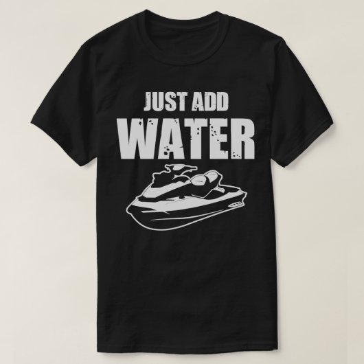 Fügen Sie einfach Water Jet Ski hinzu T-Shirt (Design vorne)