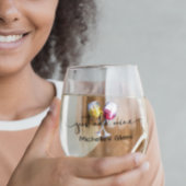 Fügen Sie einfach Wein hinzu Weinglas Ohne Stiel