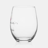 Fügen Sie einfach Wein hinzu Weinglas Ohne Stiel (Links)