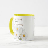 Fügen Sie etwas Gute Daisise-Tasse hinzu Tasse (Vorderseite Links)