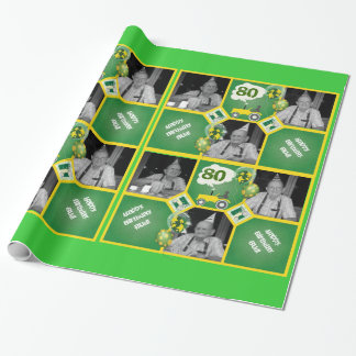 Fügen Sie Foto Traktor-Verpackungs-Papier hinzu Geschenkpapier