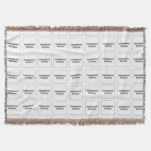 Fügen Sie Fotos oder Instagram ein Decke (Vorderseite)