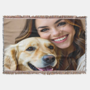 Fügen Sie Golden Retriever Foto Personalisieren Decke