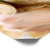 Fügen Sie Golden Retriever Foto Personalisieren Poster (Ecke)
