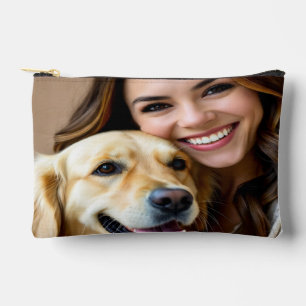 Fügen Sie Golden Retriever Foto Personalisieren Zubehörtasche