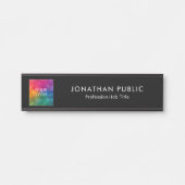 Fügen Sie hier das Logo Ihres Unternehmens hinzu. Türschild (Vorderseite )