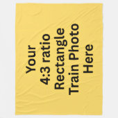 Fügen Sie hier Ihr eigenes Foto hinzu - Groß Fleecedecke (Vorderseite)