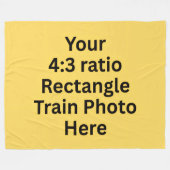 Fügen Sie hier Ihr eigenes Foto hinzu - Groß Fleecedecke (Vorderseite (Horizontal))