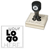 Fügen Sie hier Ihr Firmenlogo hinzu Gummistempel (Stempel)