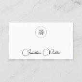 Fügen Sie hier Ihr Firmenlogo hinzu Visitenkarte (Vorderseite)