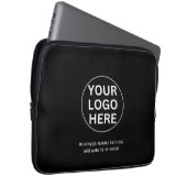 Fügen Sie hier Ihr Logo und Text hinzu. Laptopschutzhülle (Vorne Rechts)