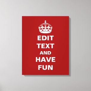 Fügen Sie hier Ihren eigenen Text hinzu! Leinwanddruck