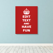 Fügen Sie hier Ihren eigenen Text hinzu! Leinwanddruck (Insitu (Holzboden))