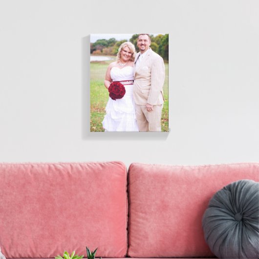 Fügen Sie Hochzeitszettel oder andere 's gewrappte Leinwanddruck (Insitu (Wohnzimmer))