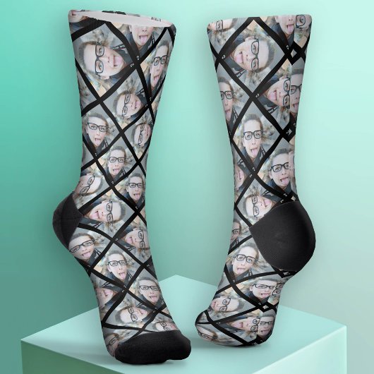 Fügen Sie Ihr 1 Foto hinzu, um ein Muster zu erste Socken