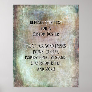 Fügen Sie Ihr Angebot oder Ihre Kopie Grunge textu Poster