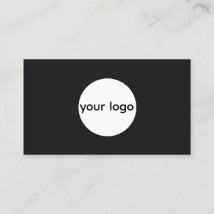 Fügen Sie Ihr benutzerdefiniertes Logo Kreis profe Visitenkarte