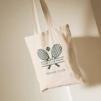 Fügen Sie Ihr Club Name Tennis Team Green Logo hin