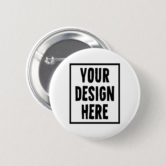 Fügen Sie Ihr Design hier ein Button (Vorne & Hinten)