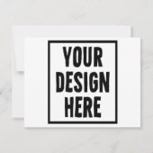 Fügen Sie Ihr Design hier ein Einladung (Rückseite)