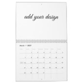 fügen Sie Ihr Design hinzu Kalender (Mär 2027)