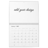 fügen Sie Ihr Design hinzu Kalender (Jan 2027)