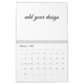 fügen Sie Ihr Design hinzu Kalender (Feb 2027)