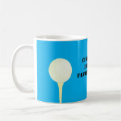 fügen Sie Ihr eigenes Angebot an Text Golf Ball De Kaffeetasse (Links)