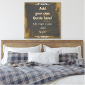 Fügen Sie Ihr eigenes Angebot hinzu! Papptextur Leinwanddruck (Insitu (Schlafzimmer))